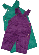 Bright Bots Cord Dungarees