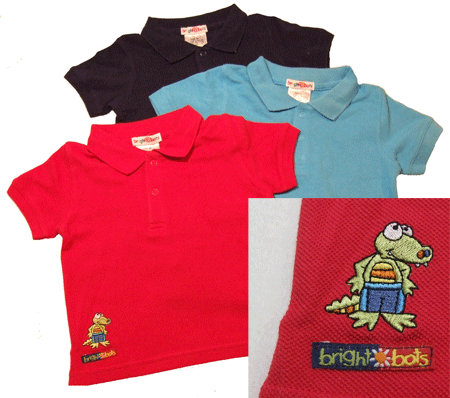 Bright Bots Polo Shirt 2-3 years