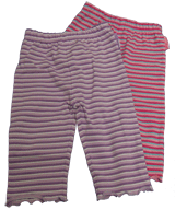 Bright Bots Girls Stripey Leggings 3-6 months Cerise Pink