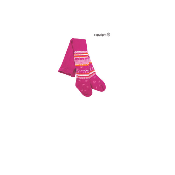 Bright Bots Jacquard Tights