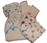 Newborn Basic Flat Nappy BagKit