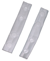 Snap On Side Extender for One Size Fitted Nappies, White
