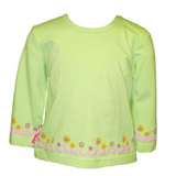 Bright Bots Border Print Long Sleeve Tshirt 3-6 months
