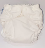 FuzziBunz Elite One Size Pocket with 2 inserts White