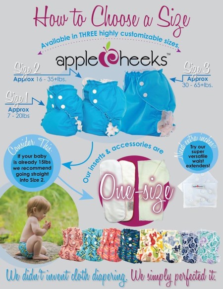 Applecheeks deals size 3