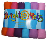 Bright Bots Bright Muslins with Pinks & Purples