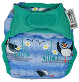 Close Pop-In Newborn Blue Puffin Nappy