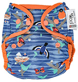 Close PopIn Nappy Twilight Garden - Popper fastening