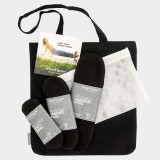 Imse Organic Classic Cloth Pad Starter Kit - Black
