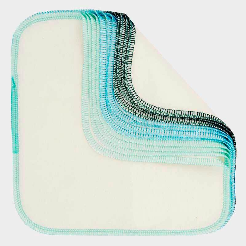 Imse Vimse Organic Cotton Washcloths- Oceans - Pack of 10