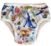 Mother-ease Big Kid Trainer Pants Ocean Life