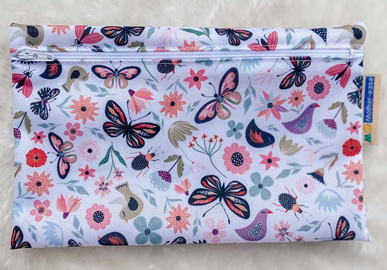 Mesara Mini Zippered Wet Bag - Flutter