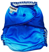 LuMakes Bright Star All in Two Nappy - Inky Blue