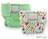 Two packs of 2 Popolini Premature Baby/Doll's Nappies