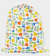 Imse Vimse Large Drawstring bag, Wildlife print