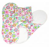 Imse Organic Classic set of 3 pads - Flower Print