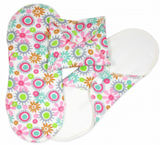 Imse Vimse Flower Print Organic Menstrual Pads