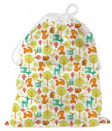 Imse Vimse Large Drawstring bag, Woodland print