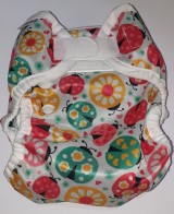 Bummis Super Whisper Wrap -Medium -  ladybird print.