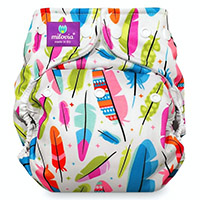 Milovia Pocket Nappy - Feathers