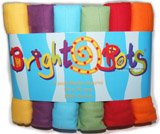 Bright Bots Rainbow Muslins