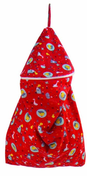 Popolini Rondo Hanging Wet Bag Birdy-Red