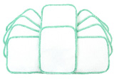 Tots Bots Reusable Bamboo Baby Wipes - White