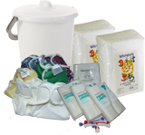 Terry Nappy Buc-Kit - One size complete birth to potty kit