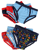 Bright Bots Little Wundies 6-pack Pants - Boy